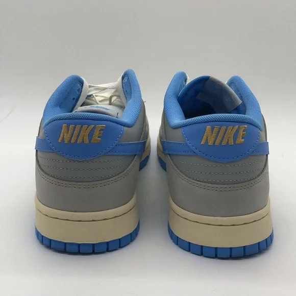 USED Nike Dunk Low Athletic Department Light Grey/Blue/Yellow FN7488-133 No Box - Picture 5 of 9